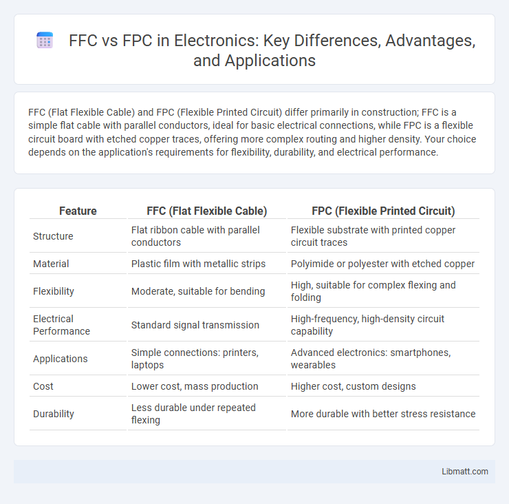 FFC vs FPC in Electronics: Key Differences, Advantages, and Applications