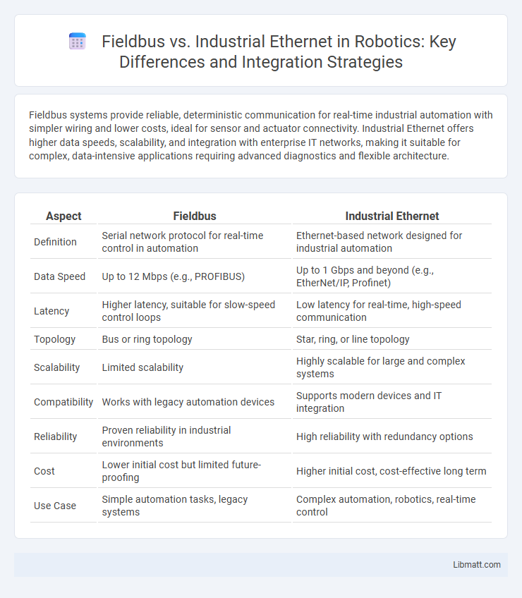 Fieldbus vs. Industrial Ethernet in Robotics: Key Differences and Integration Strategies