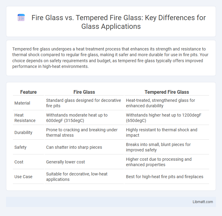 Fire Glass vs. Tempered Fire Glass: Key Differences for Glass Applications