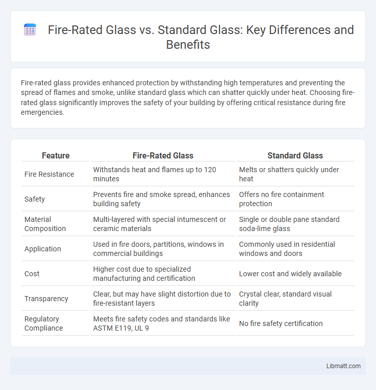 Fire-Rated Glass vs. Standard Glass: Key Differences and Benefits