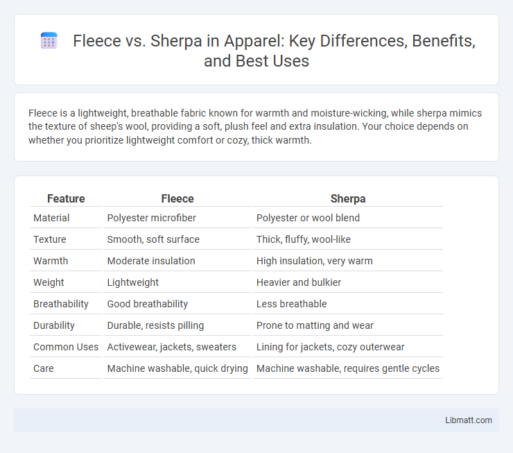 Fleece vs. Sherpa in Apparel: Key Differences, Benefits, and Best Uses