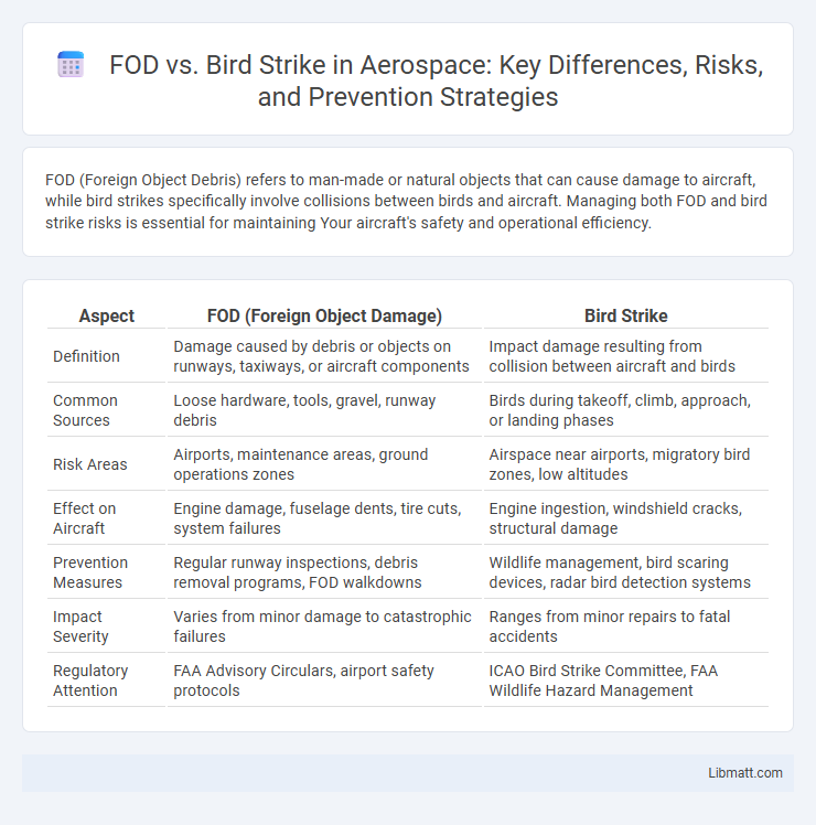 FOD vs. Bird Strike in Aerospace: Key Differences, Risks, and Prevention Strategies