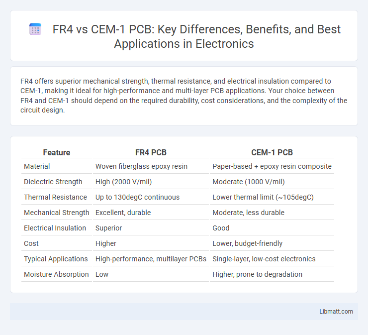 FR4 vs CEM-1 PCB: Key Differences, Benefits, and Best Applications in Electronics