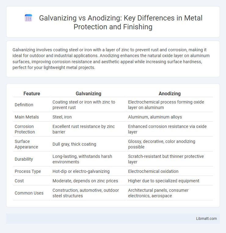 Galvanizing vs Anodizing: Key Differences in Metal Protection and Finishing