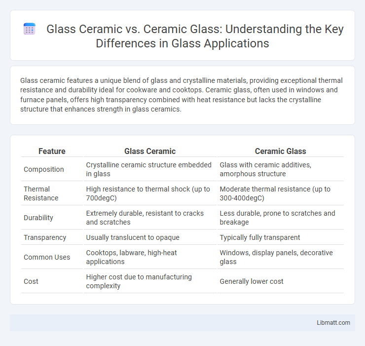 Glass Ceramic vs. Ceramic Glass: Understanding the Key Differences in Glass Applications
