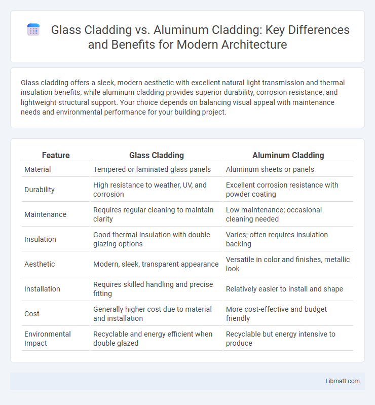 Glass Cladding vs. Aluminum Cladding: Key Differences and Benefits for Modern Architecture