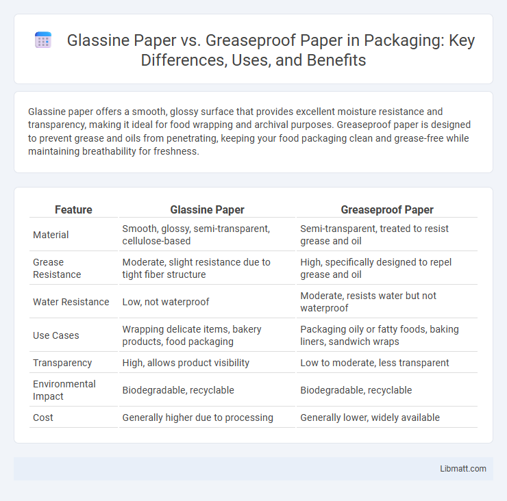 Glassine Paper vs. Greaseproof Paper in Packaging: Key Differences, Uses, and Benefits