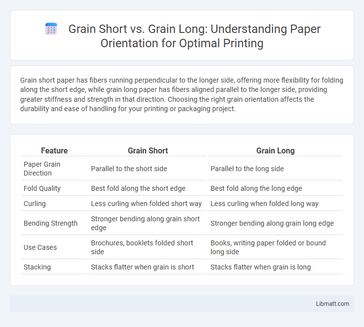 Grain Short vs. Grain Long: Understanding Paper Orientation for Optimal Printing