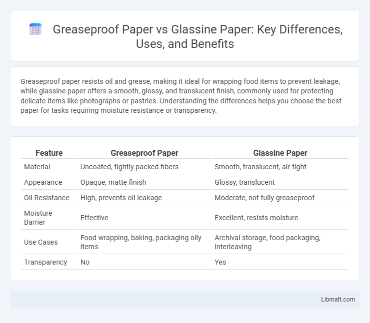 Greaseproof Paper vs Glassine Paper: Key Differences, Uses, and Benefits