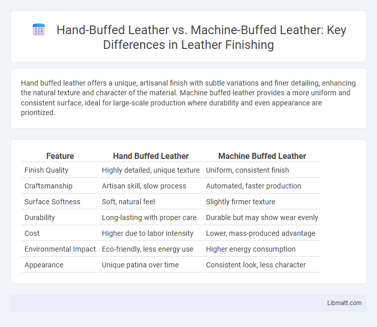 Hand-Buffed Leather vs. Machine-Buffed Leather: Key Differences in Leather Finishing