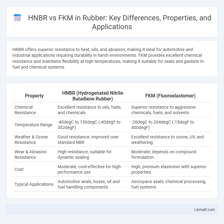 HNBR vs FKM in Rubber: Key Differences, Properties, and Applications