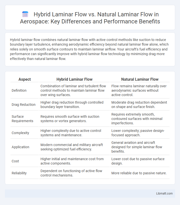 Hybrid Laminar Flow vs. Natural Laminar Flow in Aerospace: Key Differences and Performance Benefits