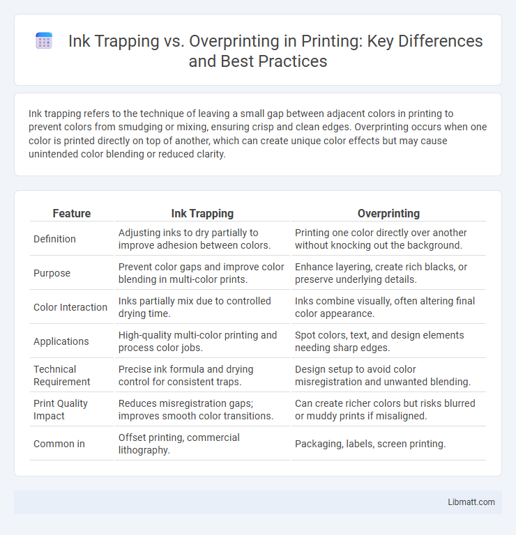 Ink Trapping vs. Overprinting in Printing: Key Differences and Best Practices