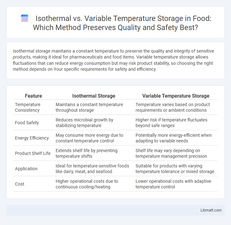 Isothermal vs. Variable Temperature Storage in Food: Which Method Preserves Quality and Safety Best?