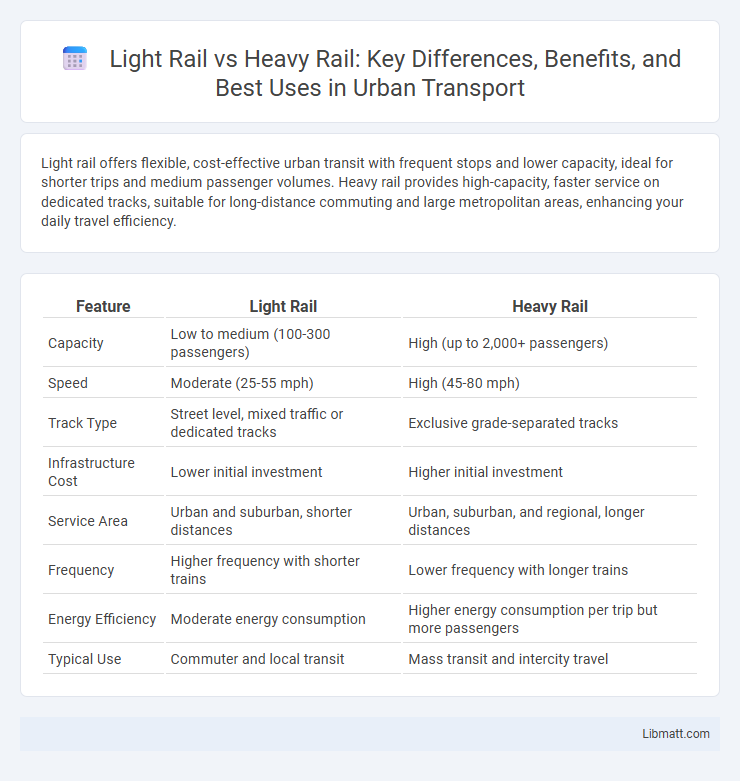 Light Rail vs Heavy Rail: Key Differences, Benefits, and Best Uses in Urban Transport