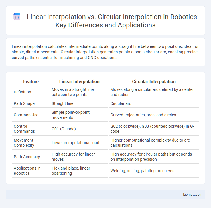 Linear Interpolation vs. Circular Interpolation in Robotics: Key Differences and Applications