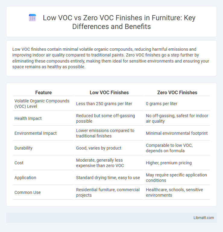 Low VOC vs Zero VOC Finishes in Furniture: Key Differences and Benefits