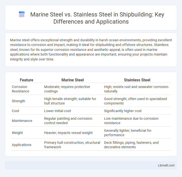 Marine Steel vs. Stainless Steel in Shipbuilding: Key Differences and Applications