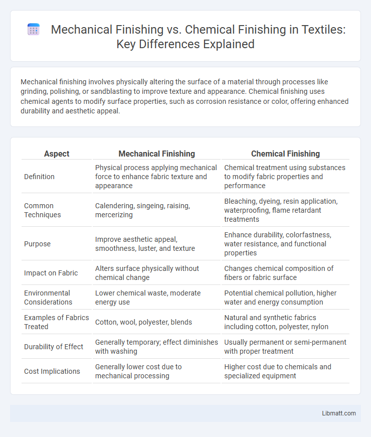 Mechanical Finishing vs. Chemical Finishing in Textiles: Key Differences Explained