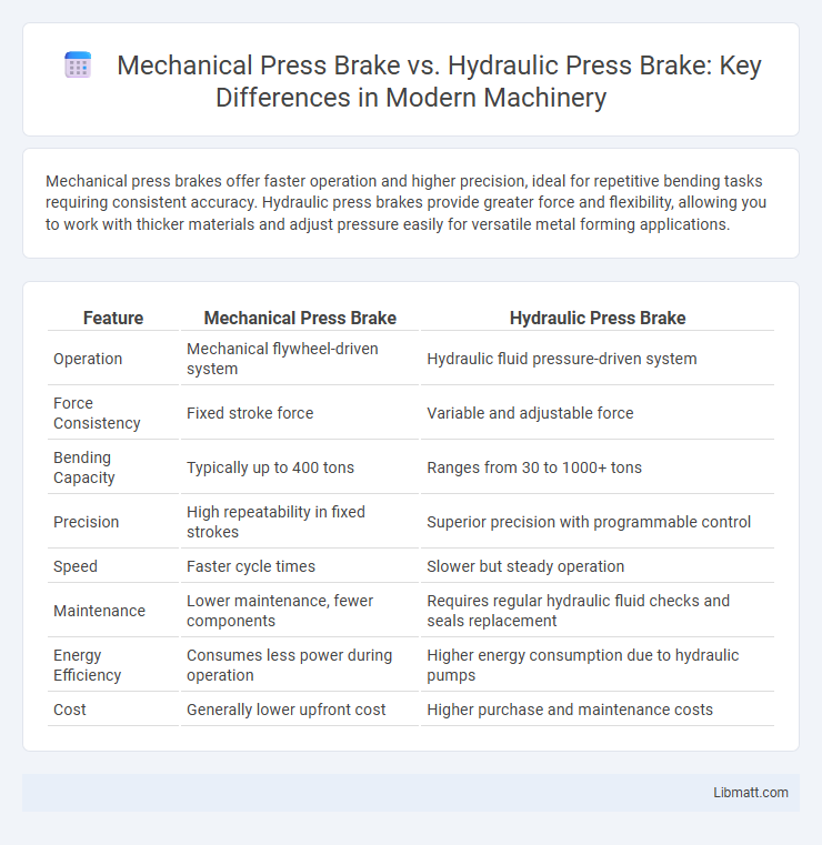 Mechanical Press Brake vs. Hydraulic Press Brake: Key Differences in Modern Machinery