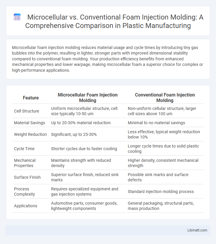 Microcellular vs. Conventional Foam Injection Molding: A Comprehensive Comparison in Plastic Manufacturing