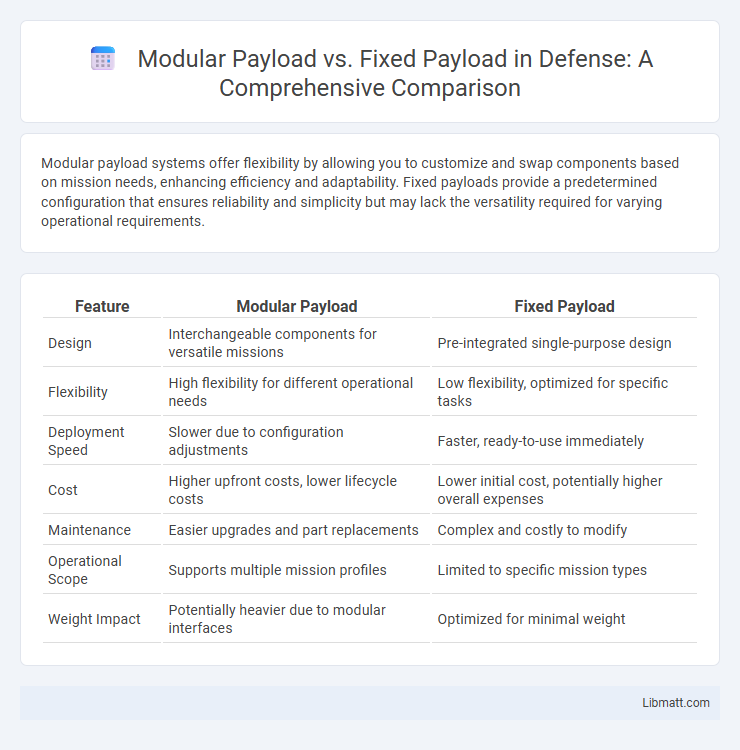 Modular Payload vs. Fixed Payload in Defense: A Comprehensive Comparison