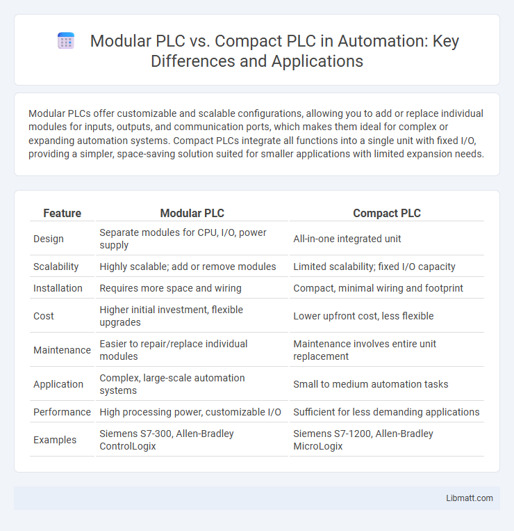 Modular PLC vs. Compact PLC in Automation: Key Differences and Applications