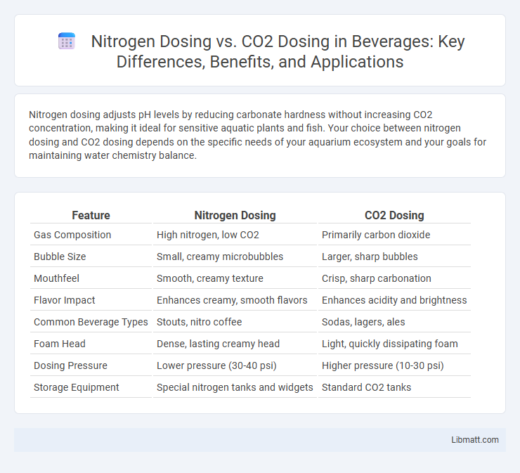 Nitrogen Dosing vs. CO2 Dosing in Beverages: Key Differences, Benefits, and Applications