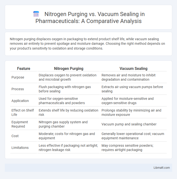 Nitrogen Purging vs. Vacuum Sealing in Pharmaceuticals: A Comparative Analysis