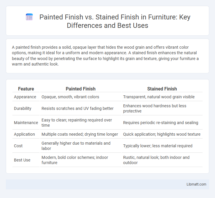Painted Finish vs. Stained Finish in Furniture: Key Differences and Best Uses