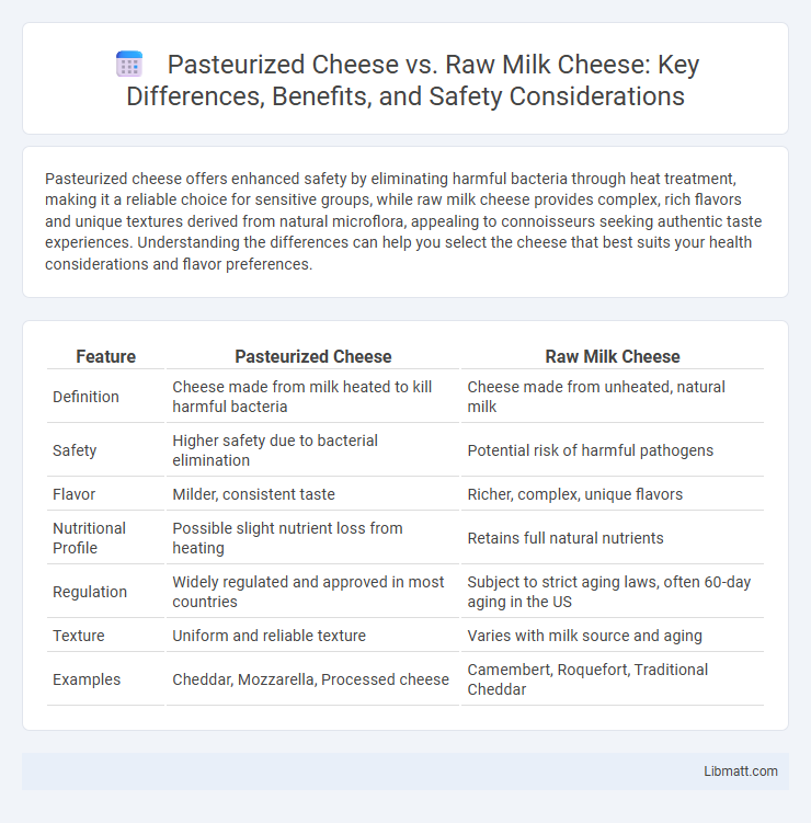 Pasteurized Cheese vs. Raw Milk Cheese: Key Differences, Benefits, and Safety Considerations