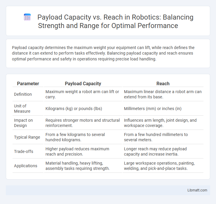 Payload Capacity vs. Reach in Robotics: Balancing Strength and Range for Optimal Performance