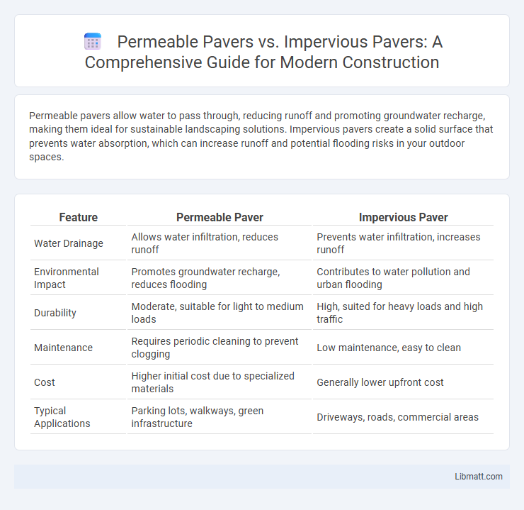 Permeable Pavers vs. Impervious Pavers: A Comprehensive Guide for Modern Construction