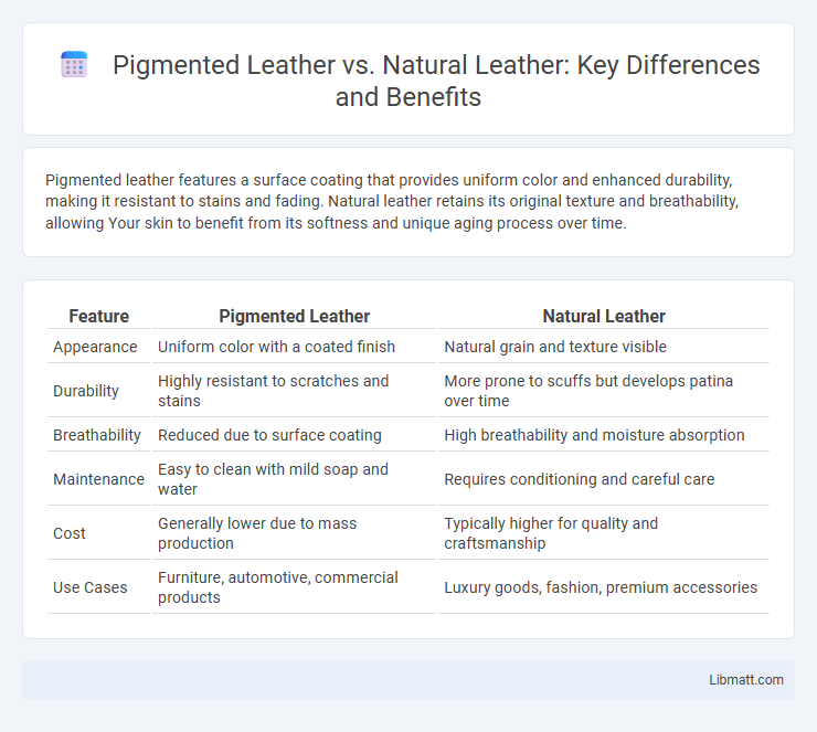 Pigmented Leather vs. Natural Leather: Key Differences and Benefits