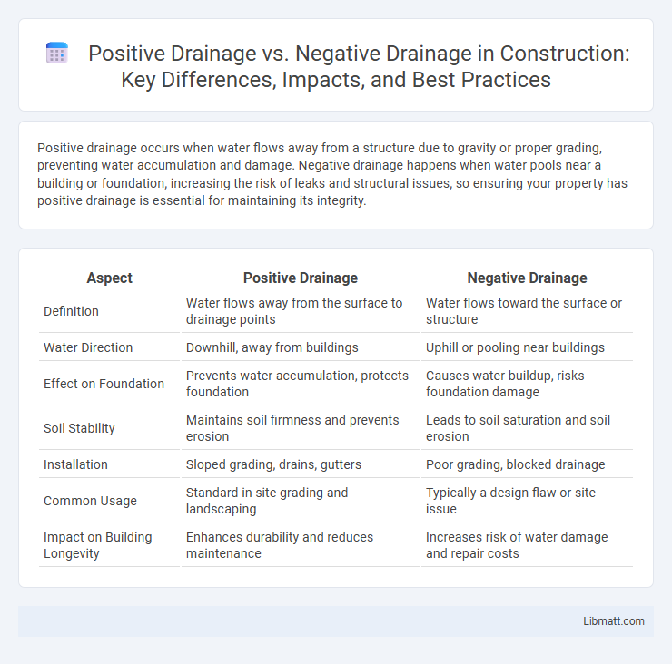 Positive Drainage vs. Negative Drainage in Construction: Key Differences, Impacts, and Best Practices