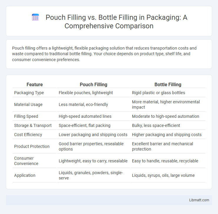 Pouch Filling vs. Bottle Filling in Packaging: A Comprehensive Comparison