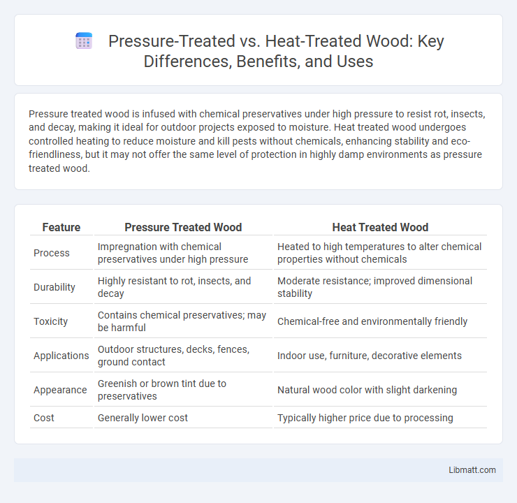 Pressure-Treated vs. Heat-Treated Wood: Key Differences, Benefits, and Uses