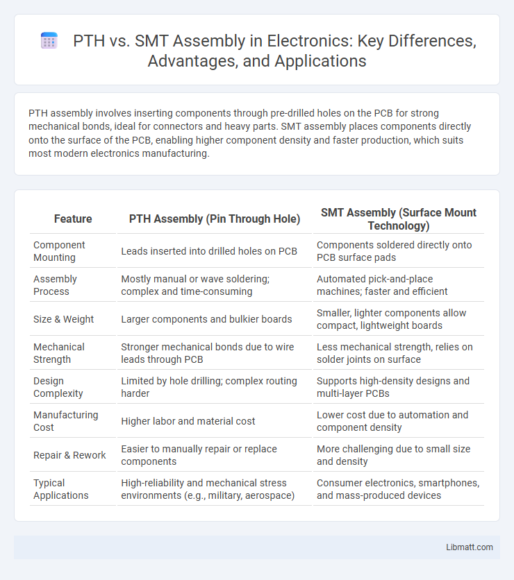 PTH vs. SMT Assembly in Electronics: Key Differences, Advantages, and Applications