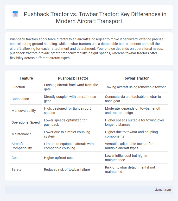 Pushback Tractor vs. Towbar Tractor: Key Differences in Modern Aircraft Transport