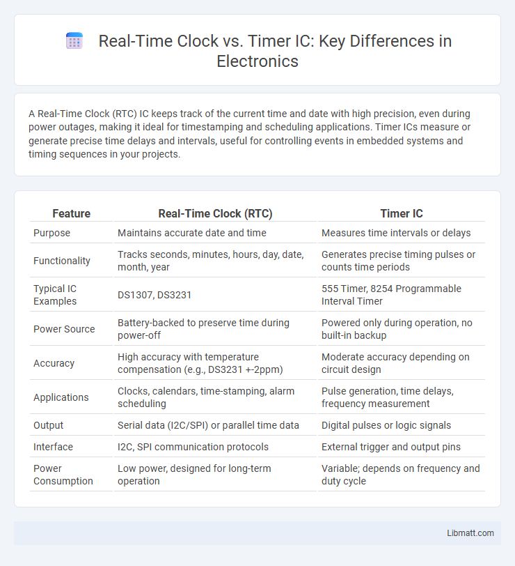 Real-Time Clock vs. Timer IC: Key Differences in Electronics
