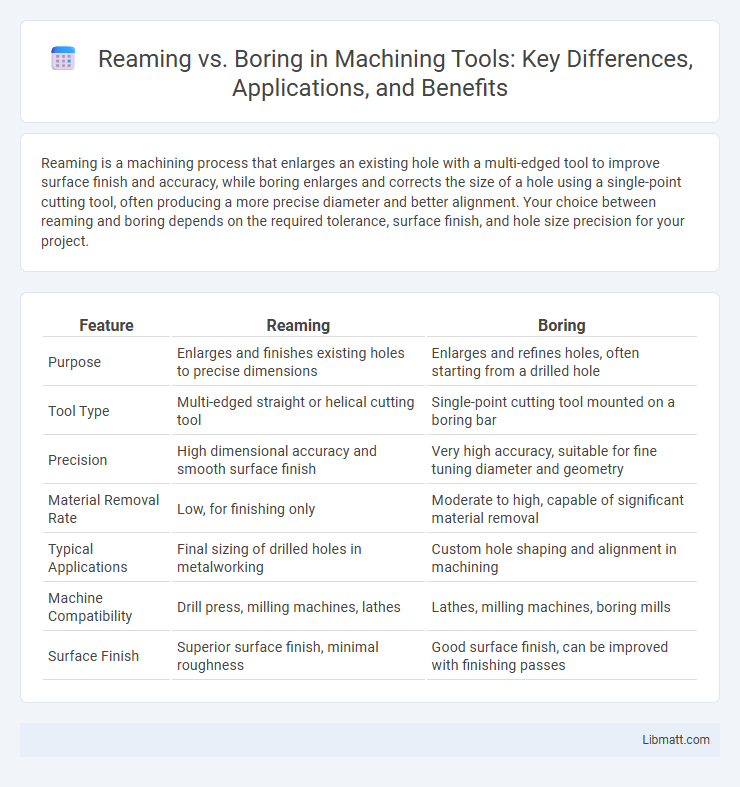 Reaming vs. Boring in Machining Tools: Key Differences, Applications, and Benefits