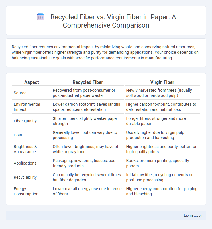 Recycled Fiber vs. Virgin Fiber in Paper: A Comprehensive Comparison