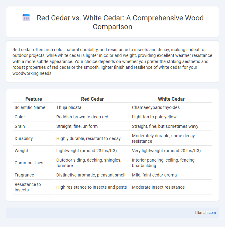 Red Cedar vs. White Cedar: A Comprehensive Wood Comparison