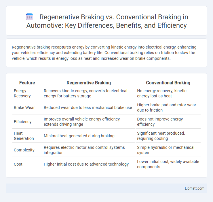 Regenerative Braking vs. Conventional Braking in Automotive: Key Differences, Benefits, and Efficiency