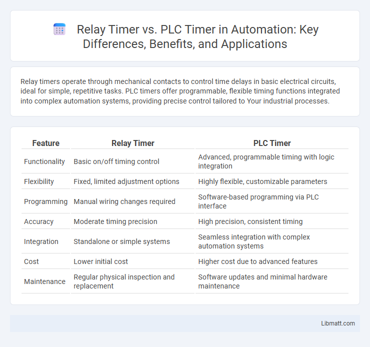Relay Timer vs. PLC Timer in Automation: Key Differences, Benefits, and Applications