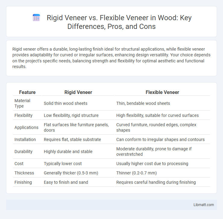 Rigid Veneer vs. Flexible Veneer in Wood: Key Differences, Pros, and Cons
