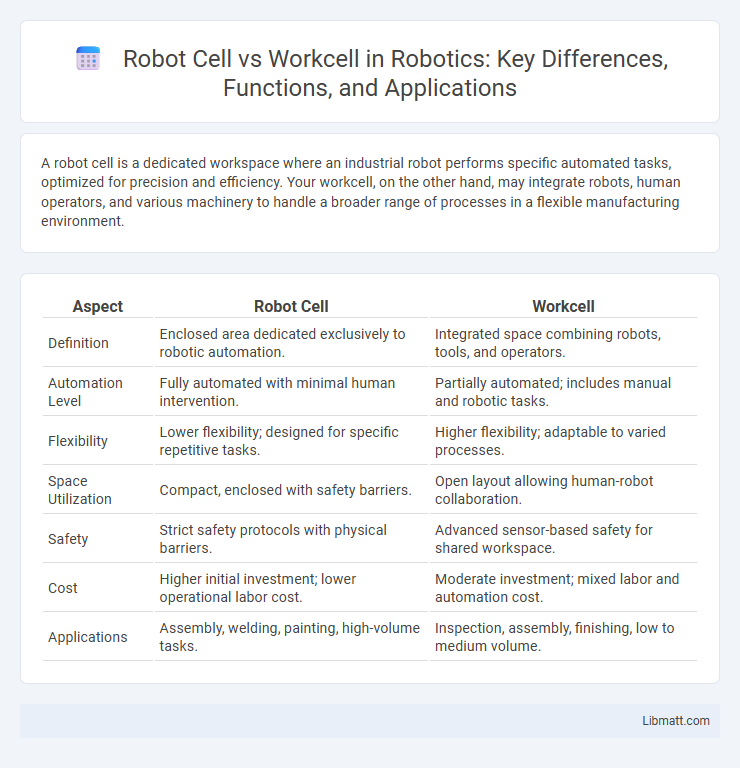 Robot Cell vs Workcell in Robotics: Key Differences, Functions, and Applications