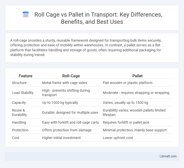 Roll Cage vs Pallet in Transport: Key Differences, Benefits, and Best Uses