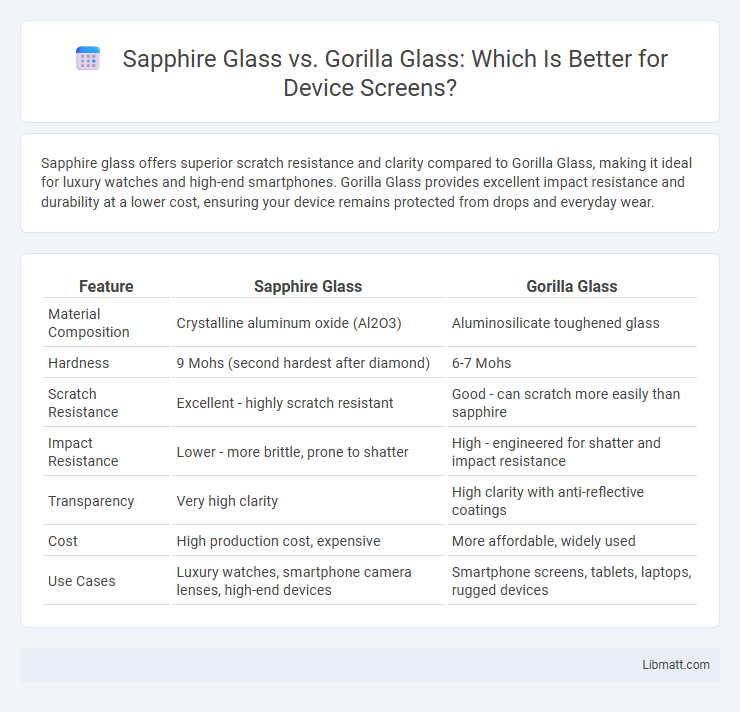 Sapphire Glass vs. Gorilla Glass: Which Is Better for Device Screens?