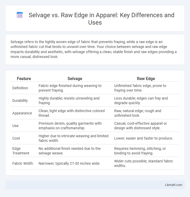 Selvage vs. Raw Edge in Apparel: Key Differences and Uses